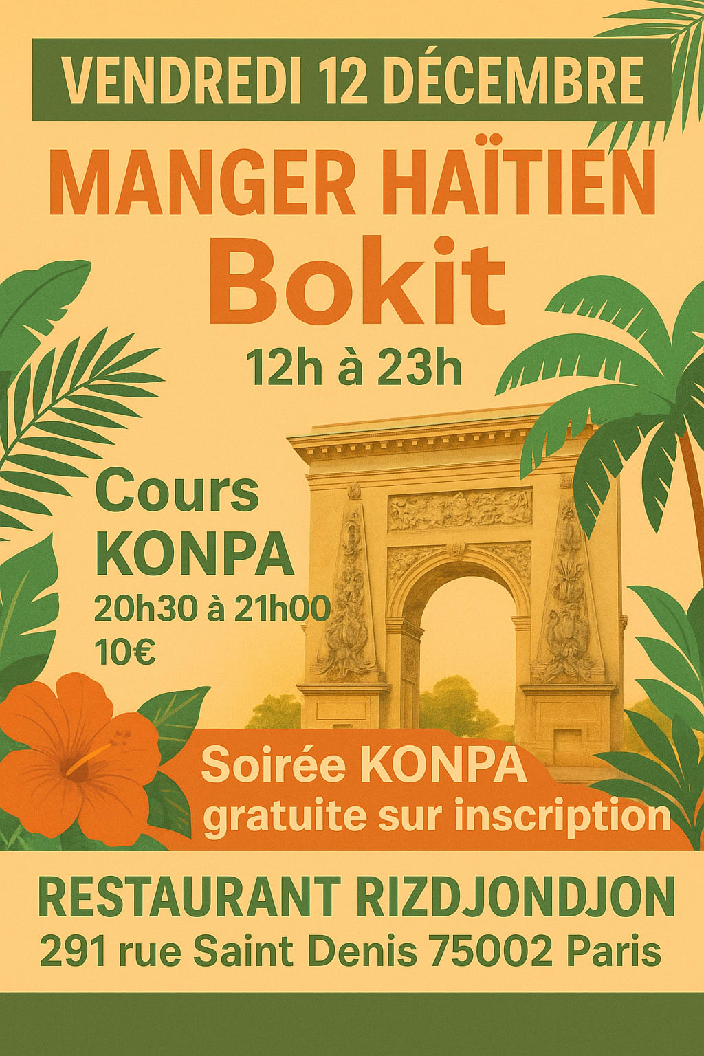 Cours + Soirée Kompa Cover
