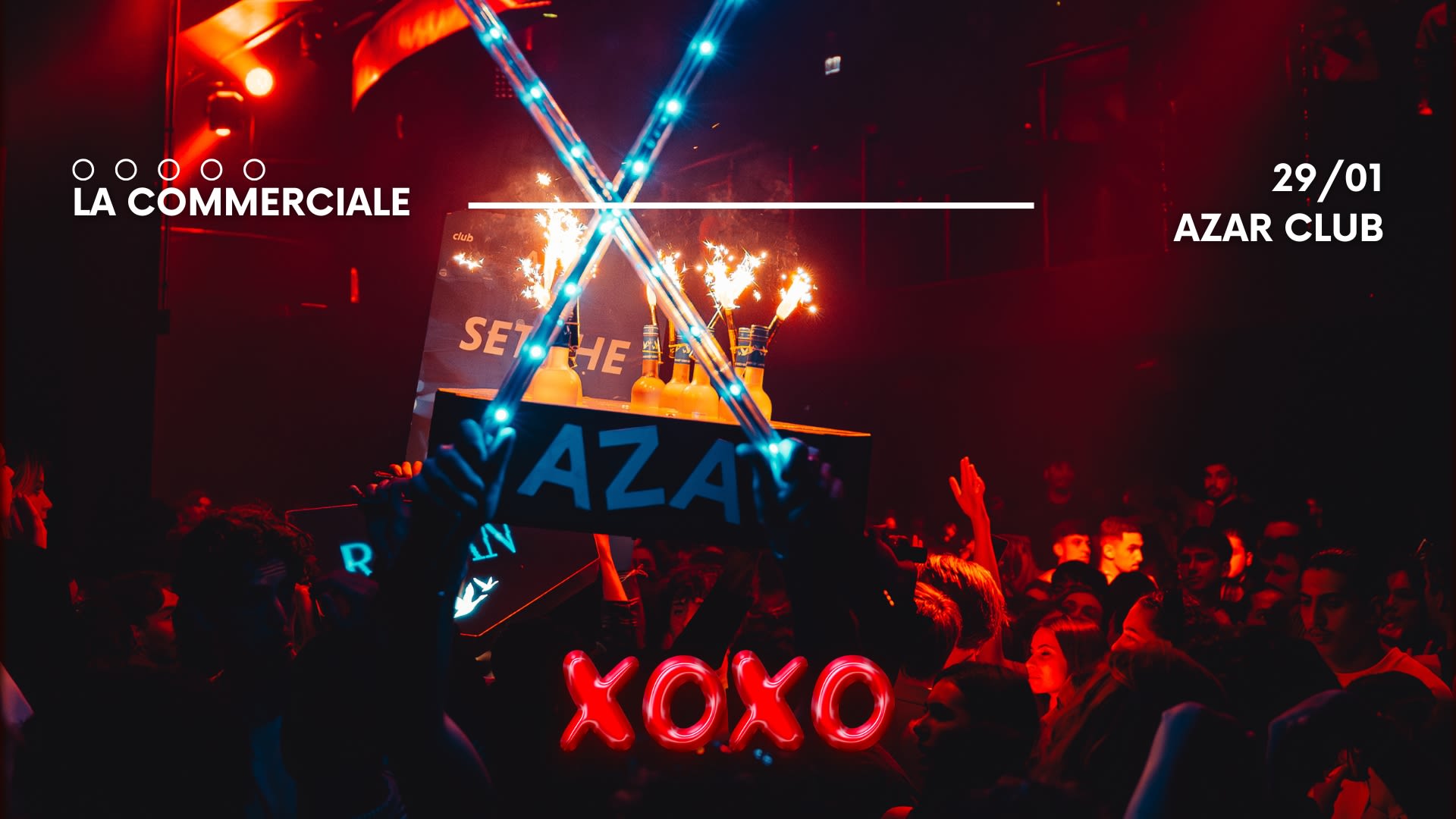 50 Tickets Only : La Commerciale - Jeudi 29 Janvier - Azar Cover