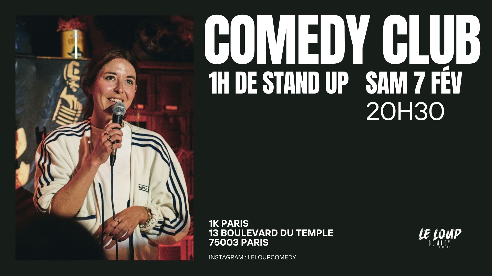 Le Loup Comedy Club 07/02 - 20h30 (Stand Up) Cover