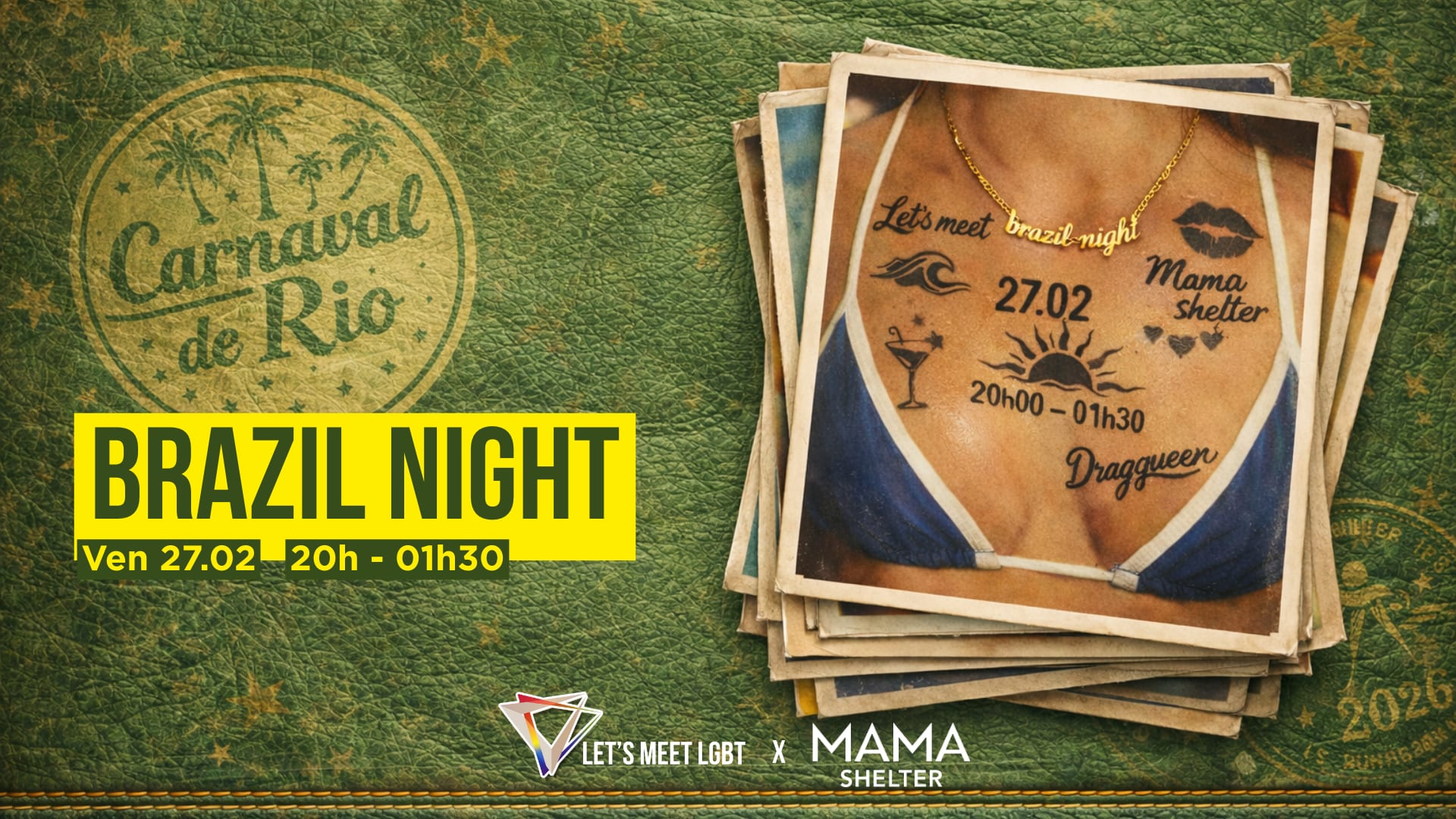 Brazil Night Let's Meet Lgbt Cover