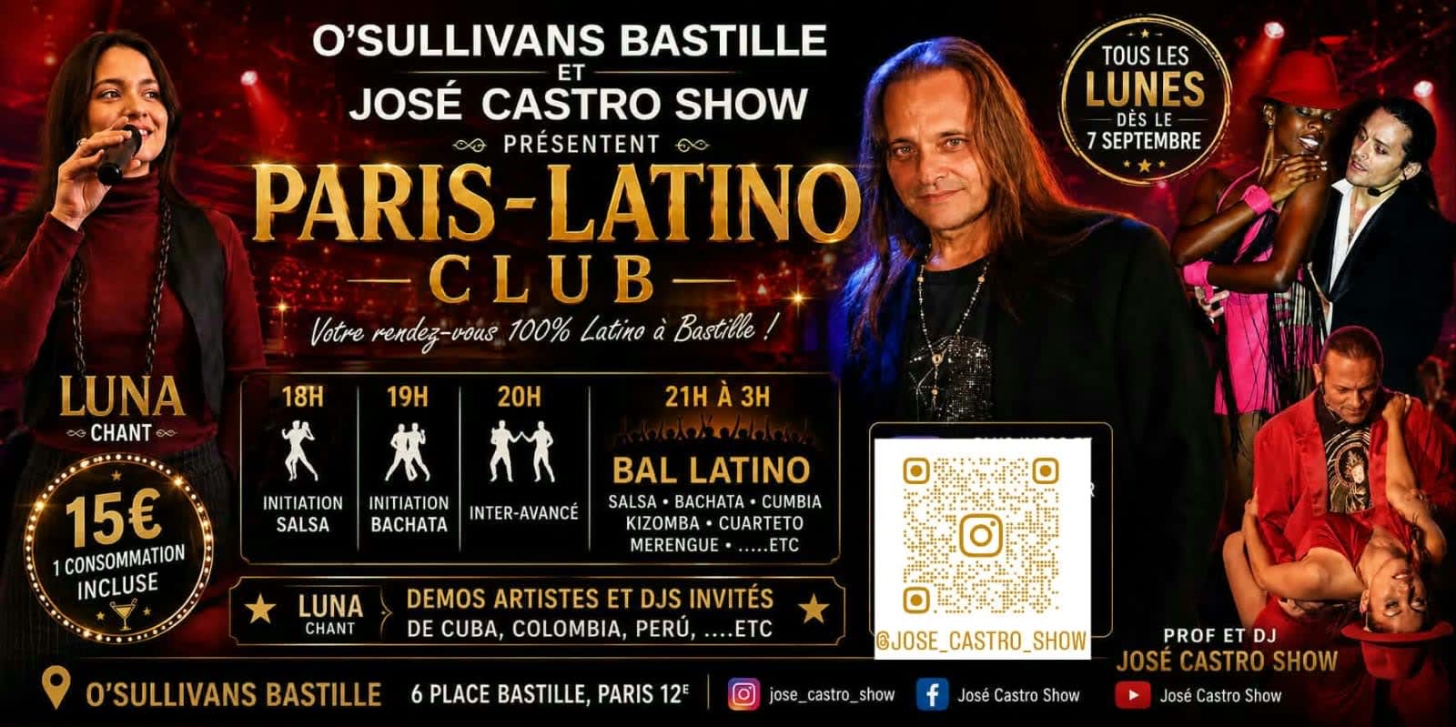 José Castro Show : Paris-Latino Club #1 Cover
