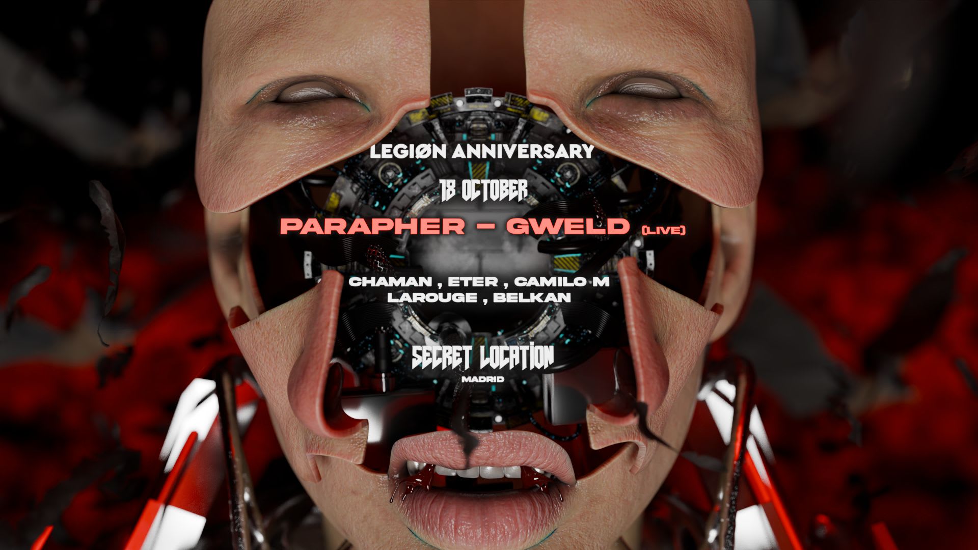 Parapher/Gweld/Legiøn 5 Aniversario Cover