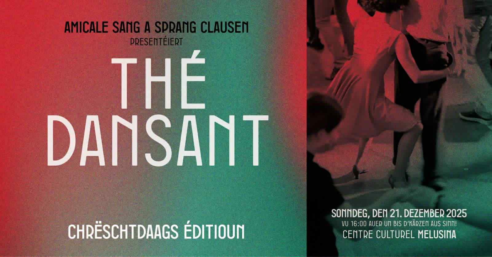 Thé Dansant Chrëschtdag Edition Cover