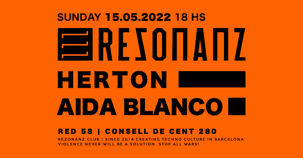 Rezonanz Herton / Aida Blanco Cover