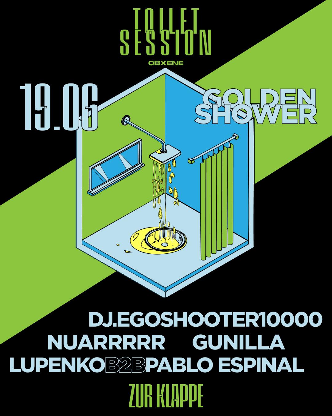 Toilet Session - Golden Shower Cover