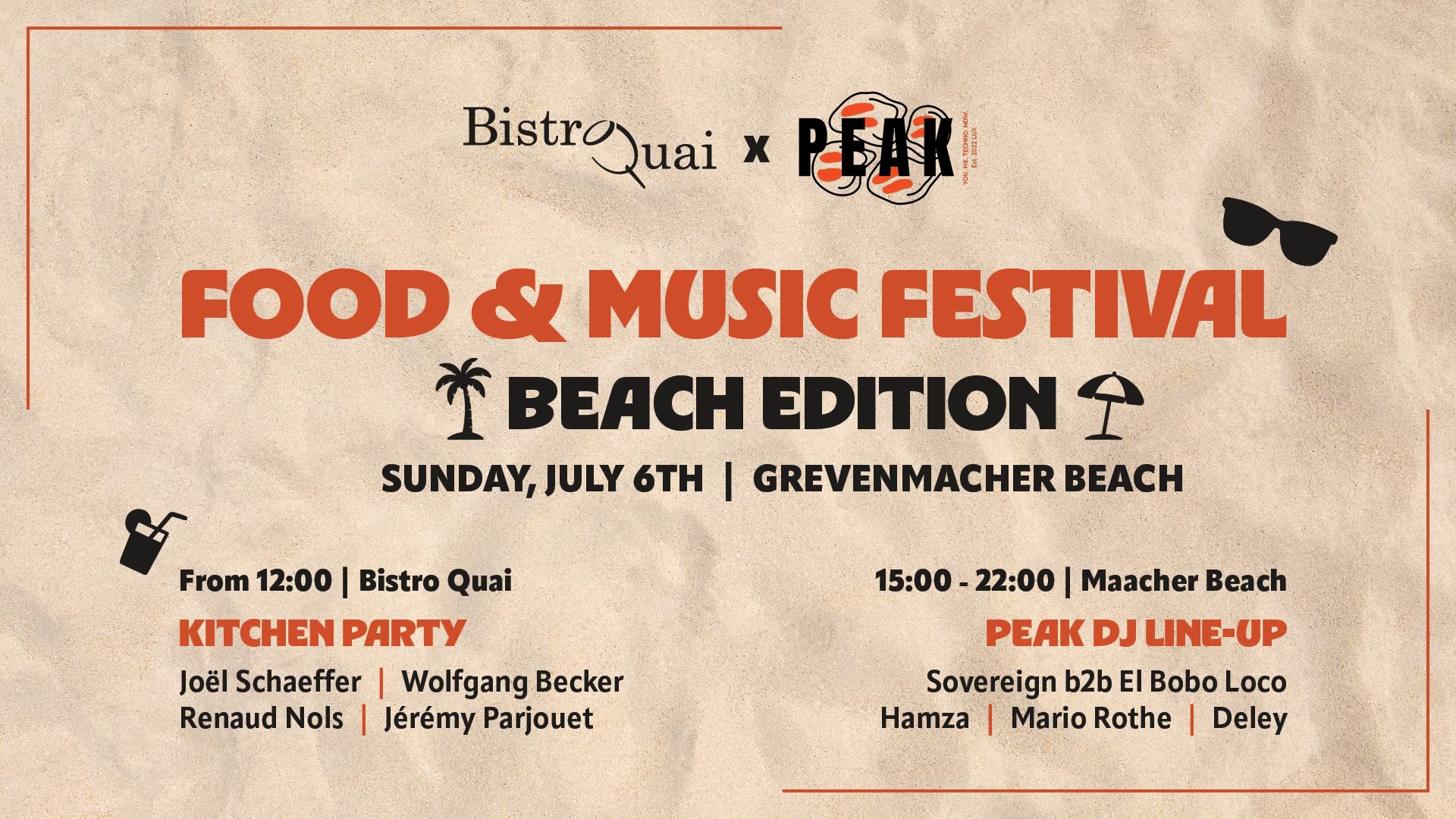 Food & Music Festival - Beach Edition Cover