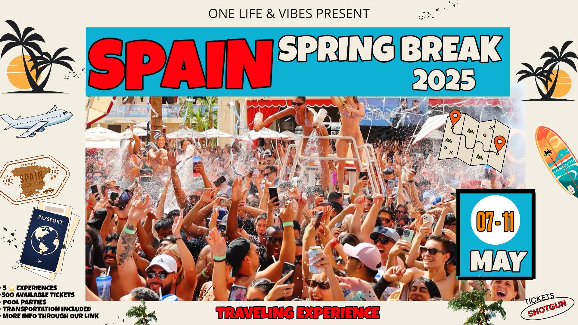 Spain Spring Break 2025 By One Life Travel Cover