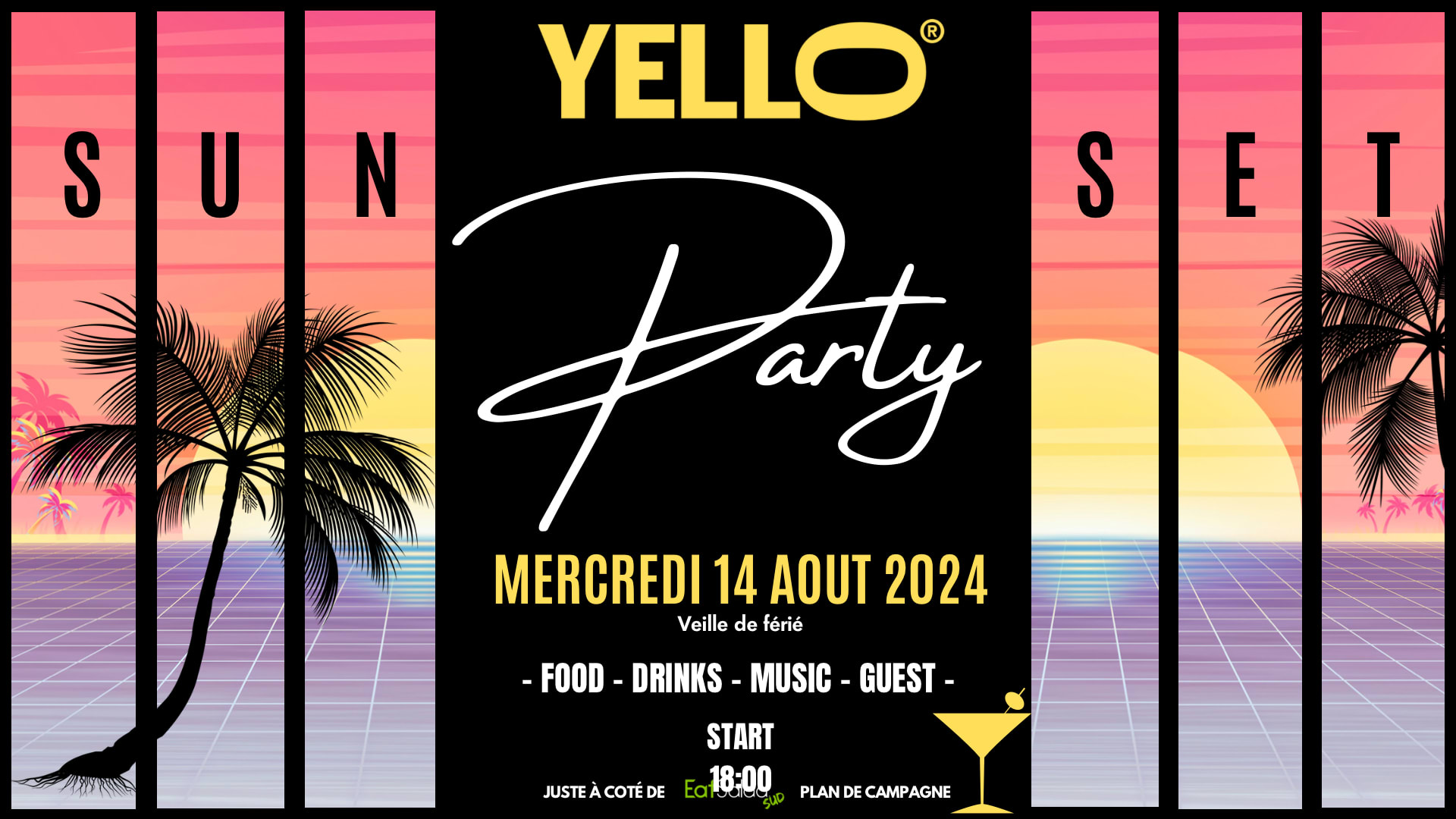 Yello Sunset Party Cover