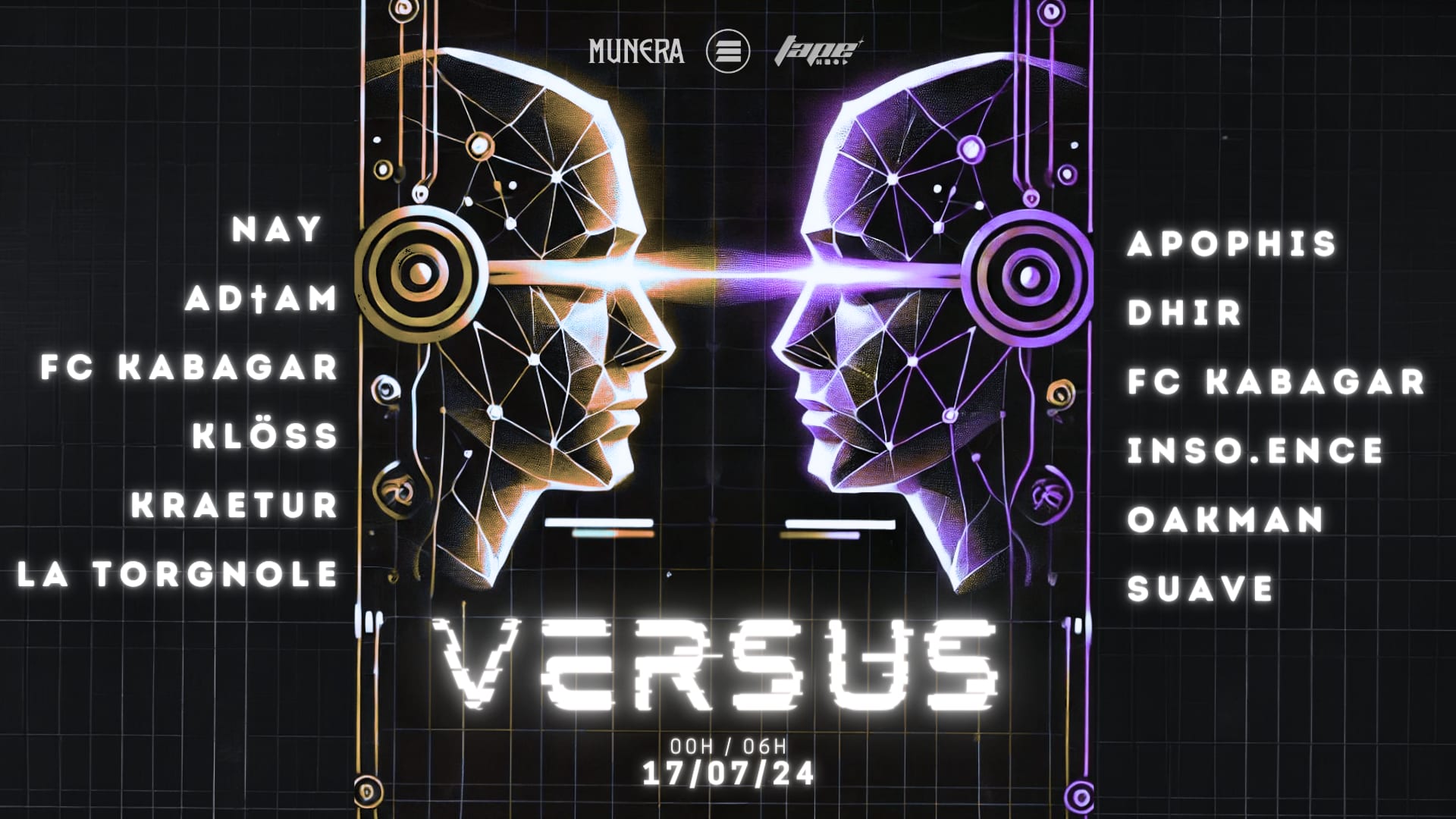 Versus - Munera X Tape W/ Nay, Adam, Fc Kabagar & More Cover