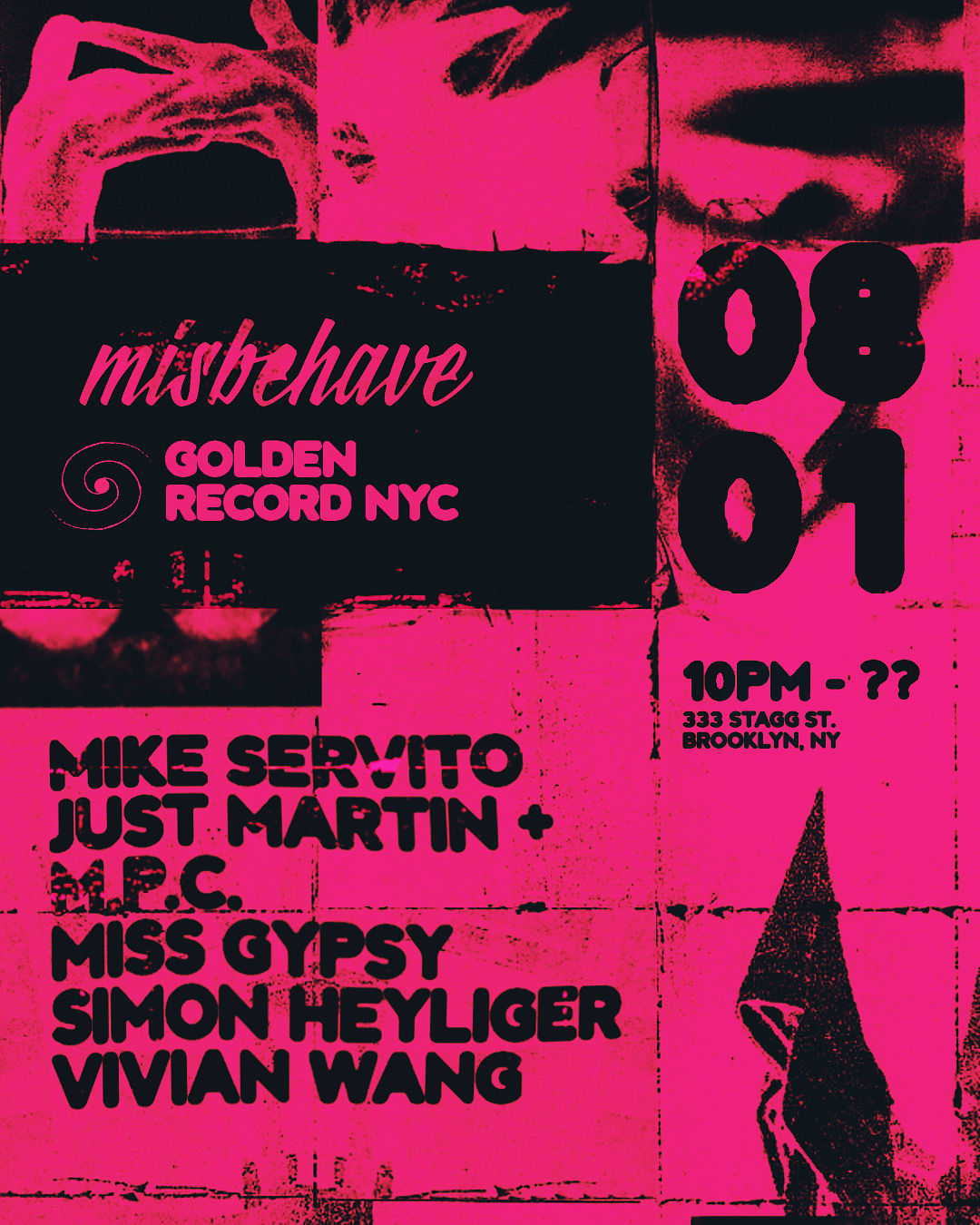 Misbehave X Golden Record Nyc Presents: Mike Servito Cover