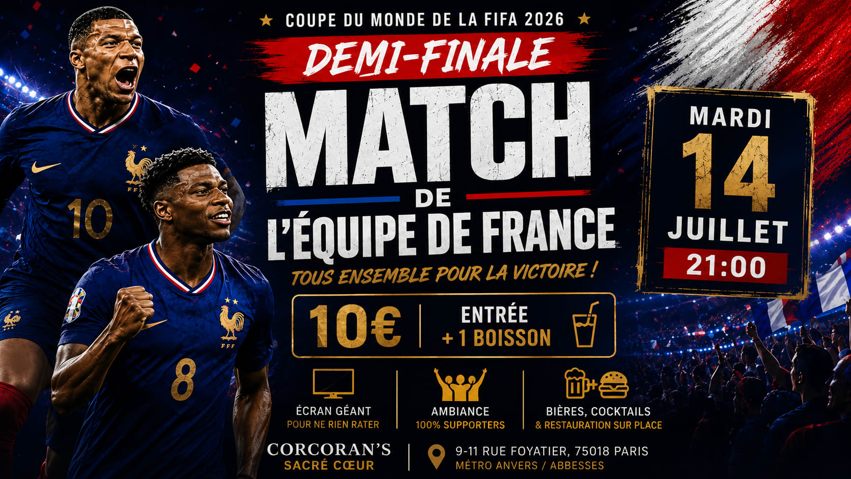 Demi-Finale De La Coupe Du Monde 2026 ! Cover