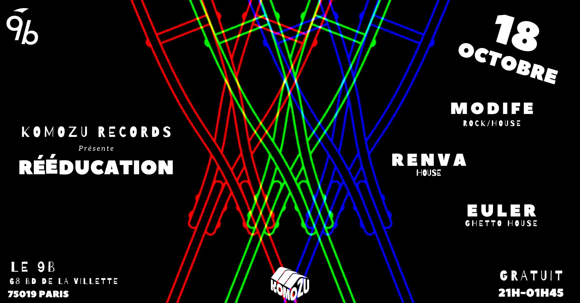 Komozu Records Présente Rééducation Cover