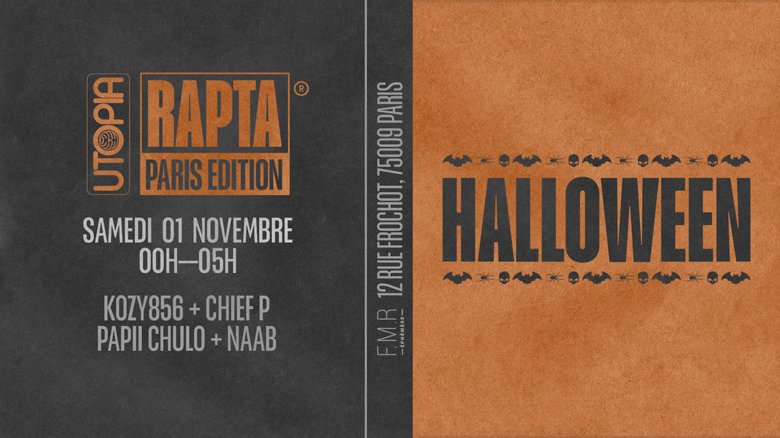Rapta X Utopia Halloween Edition Cover
