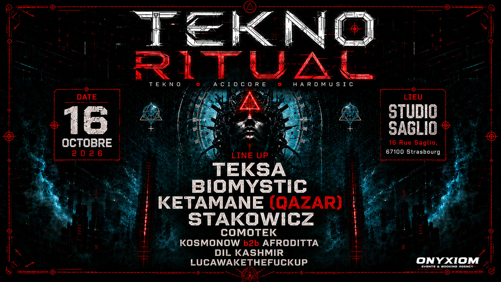 Tekno Ritual - W/ Teksa, Biomystic & More Cover