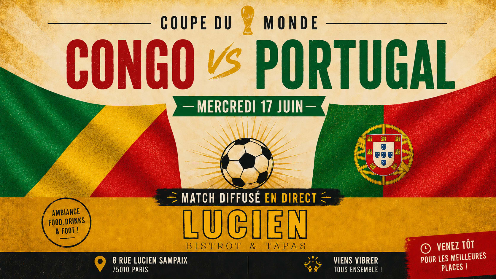 Congo/Portugal Worldcup Cover