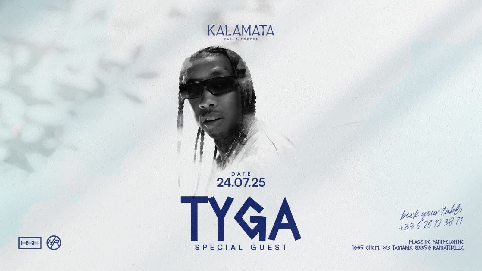 Tyga @Kalamatabeach 24/07 Cover