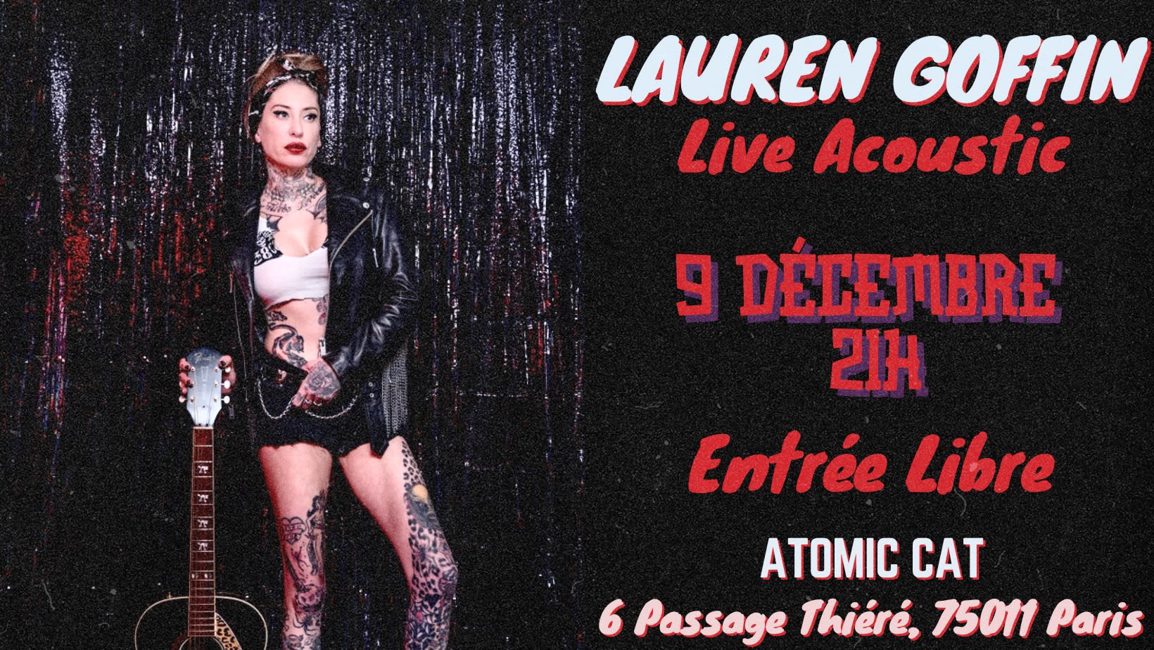 Live Lauren Goffin Rock Surf Garage Cover