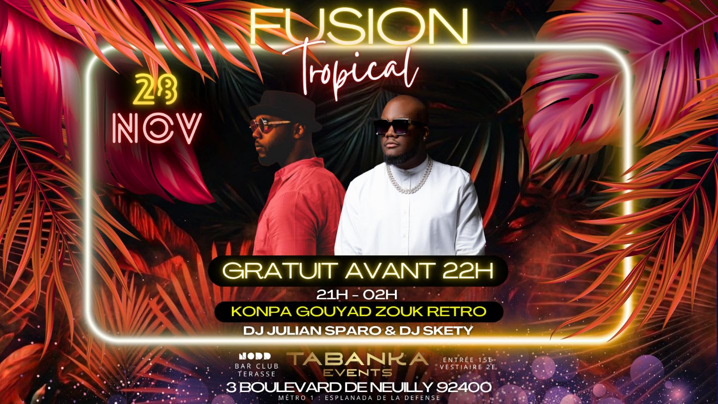 Fusion Tropicale : Kompa / Gouyad / Zouk Retro Cover
