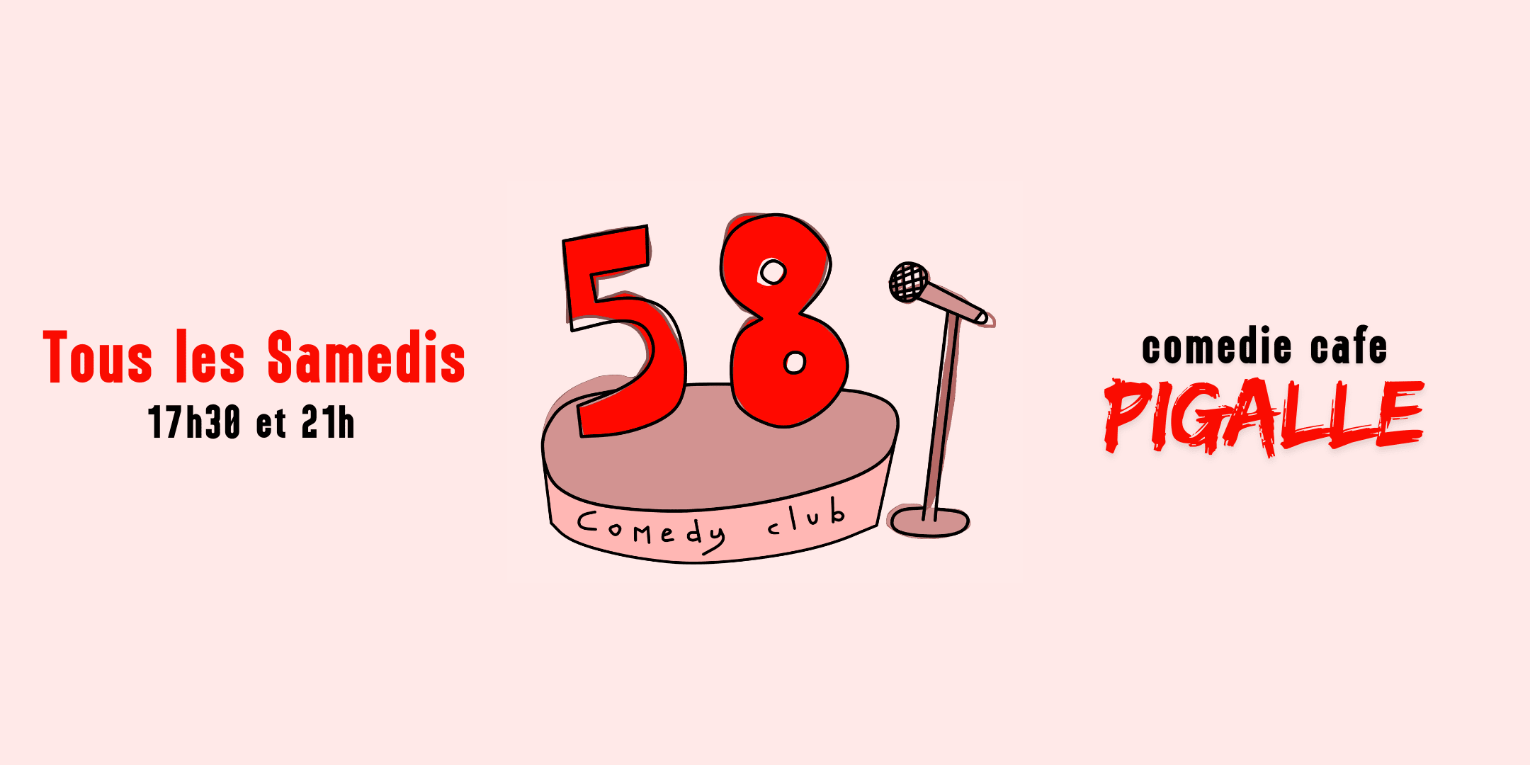 58 Comedy Club - Pigalle Cover