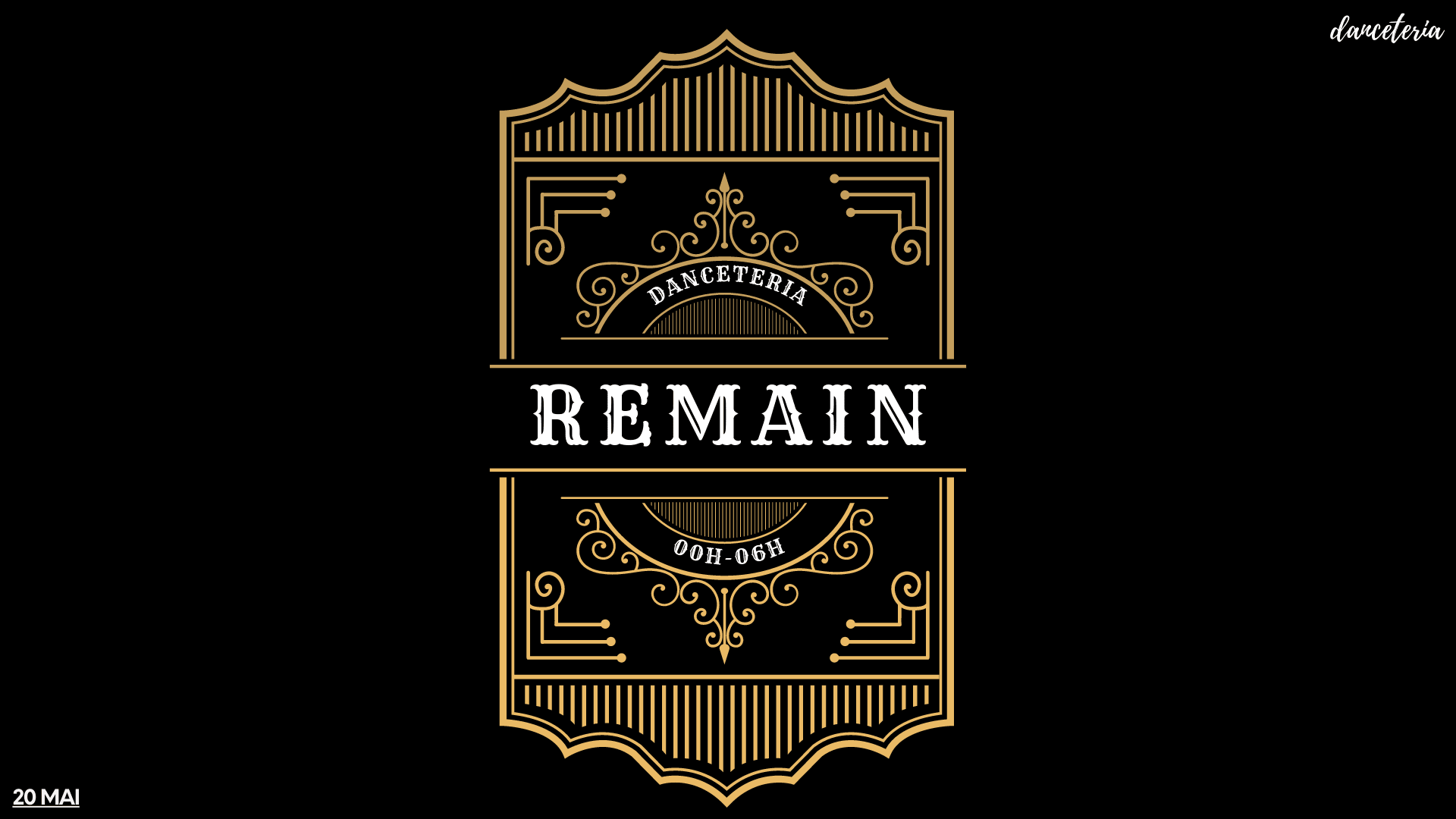 Remain @ Danceteria Cover