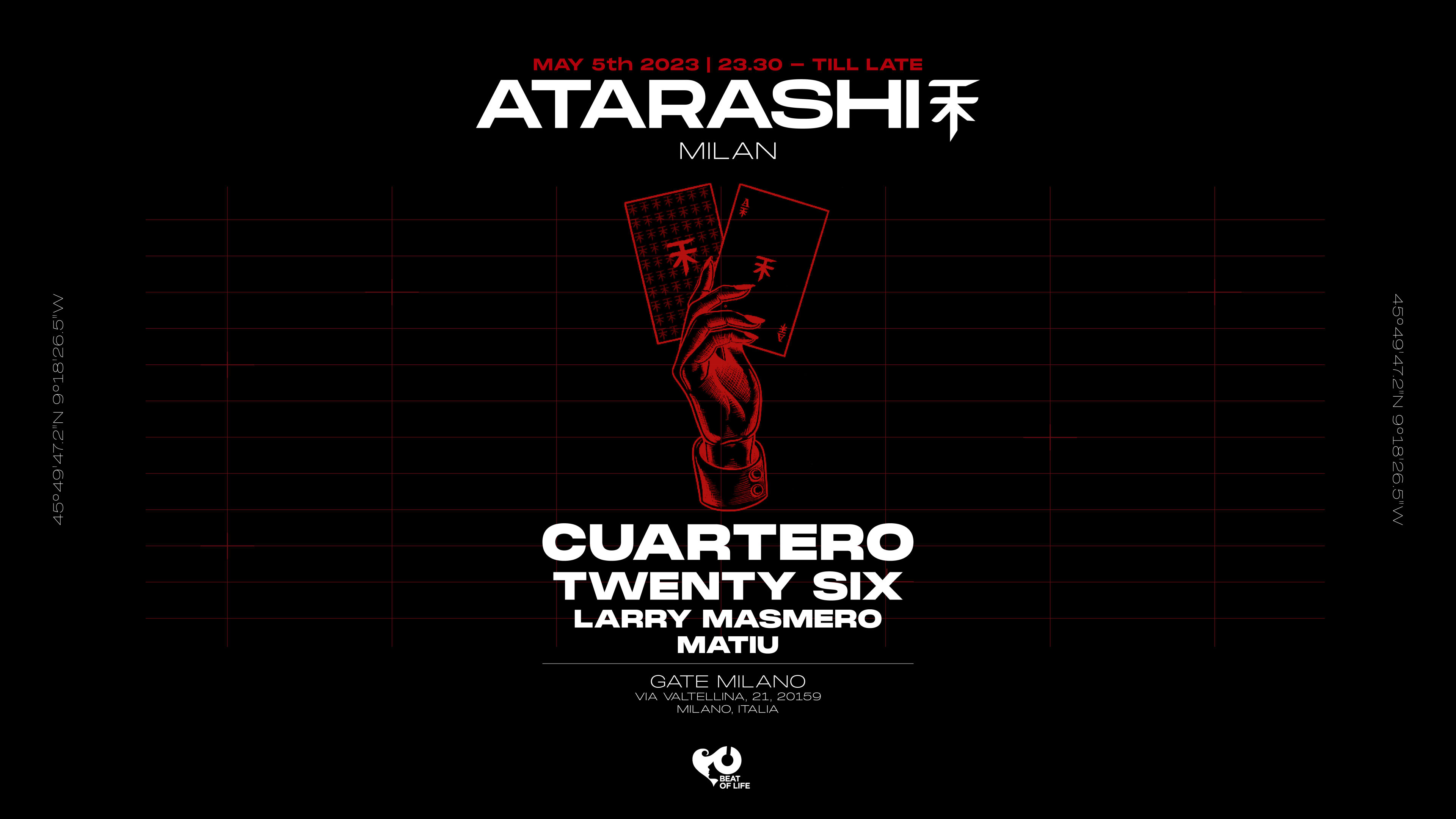 Atarashi XXIV: Cuartero, Twenty Six, Larry Masmero Cover