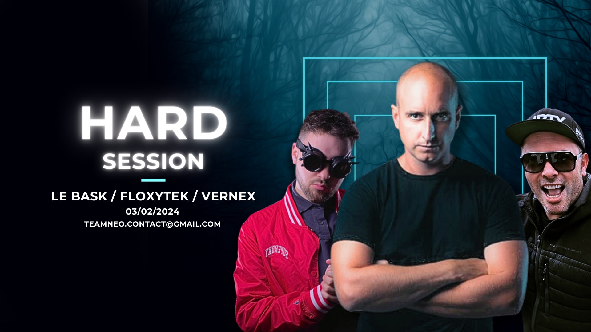 Hard Session Le Bask + Floxytek+ Vernex & Friends Cover
