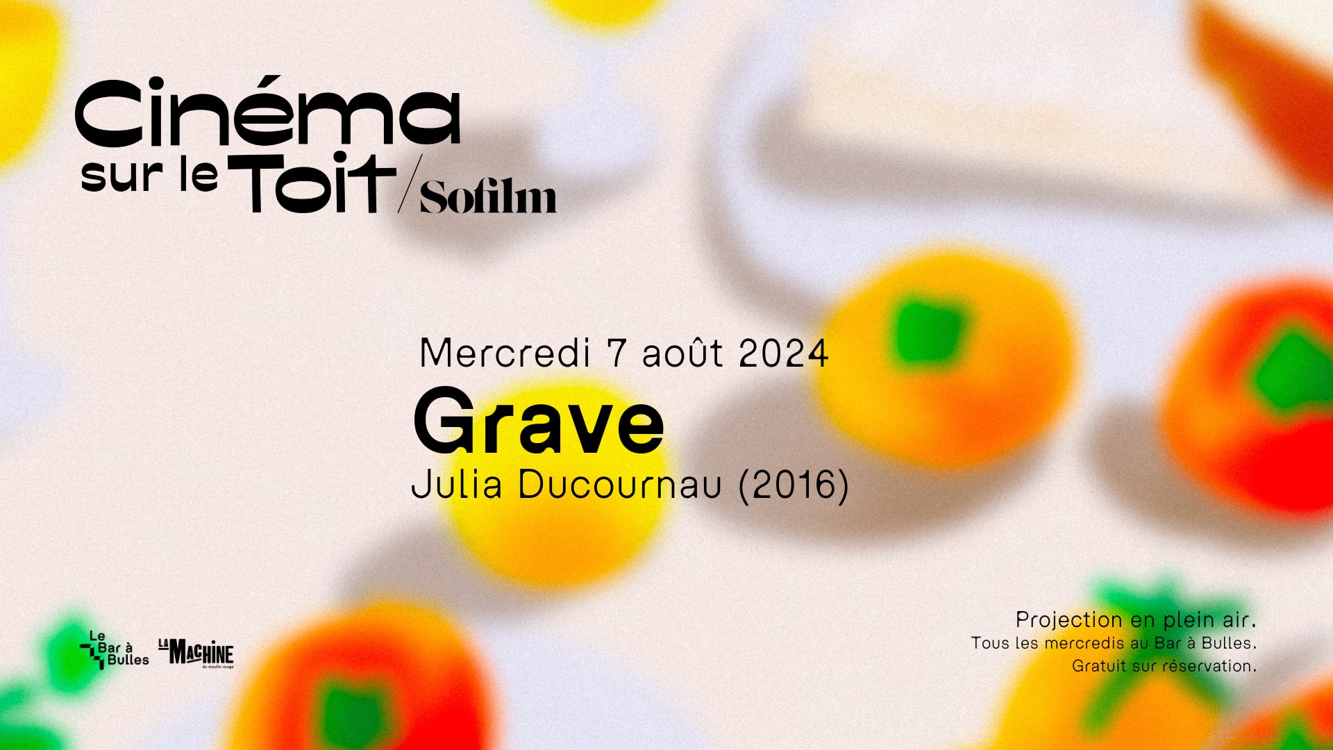 Cinéma Sur Le Toit X Sofilm : Grave Cover