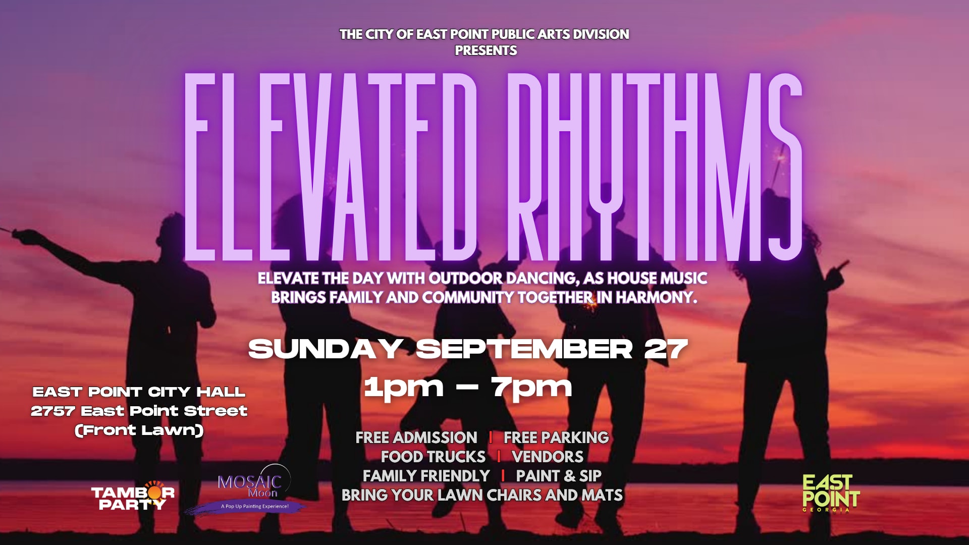 Elevated Rhythms - Sunday, September 27 (Free Event) Cover