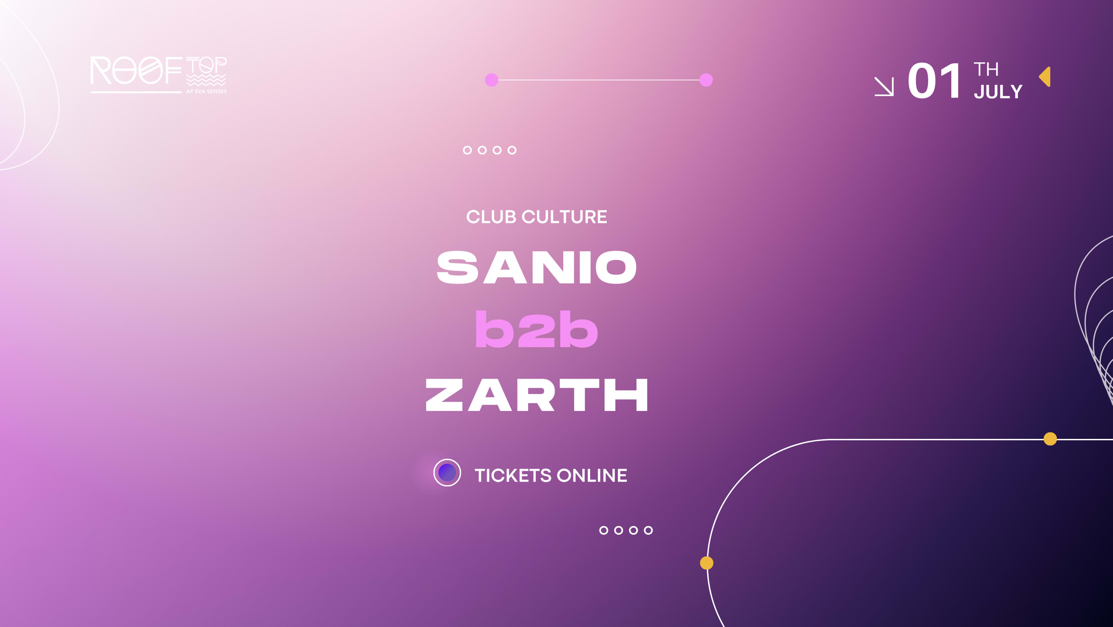 Sanio B2b Zarth @Clubculture Cover