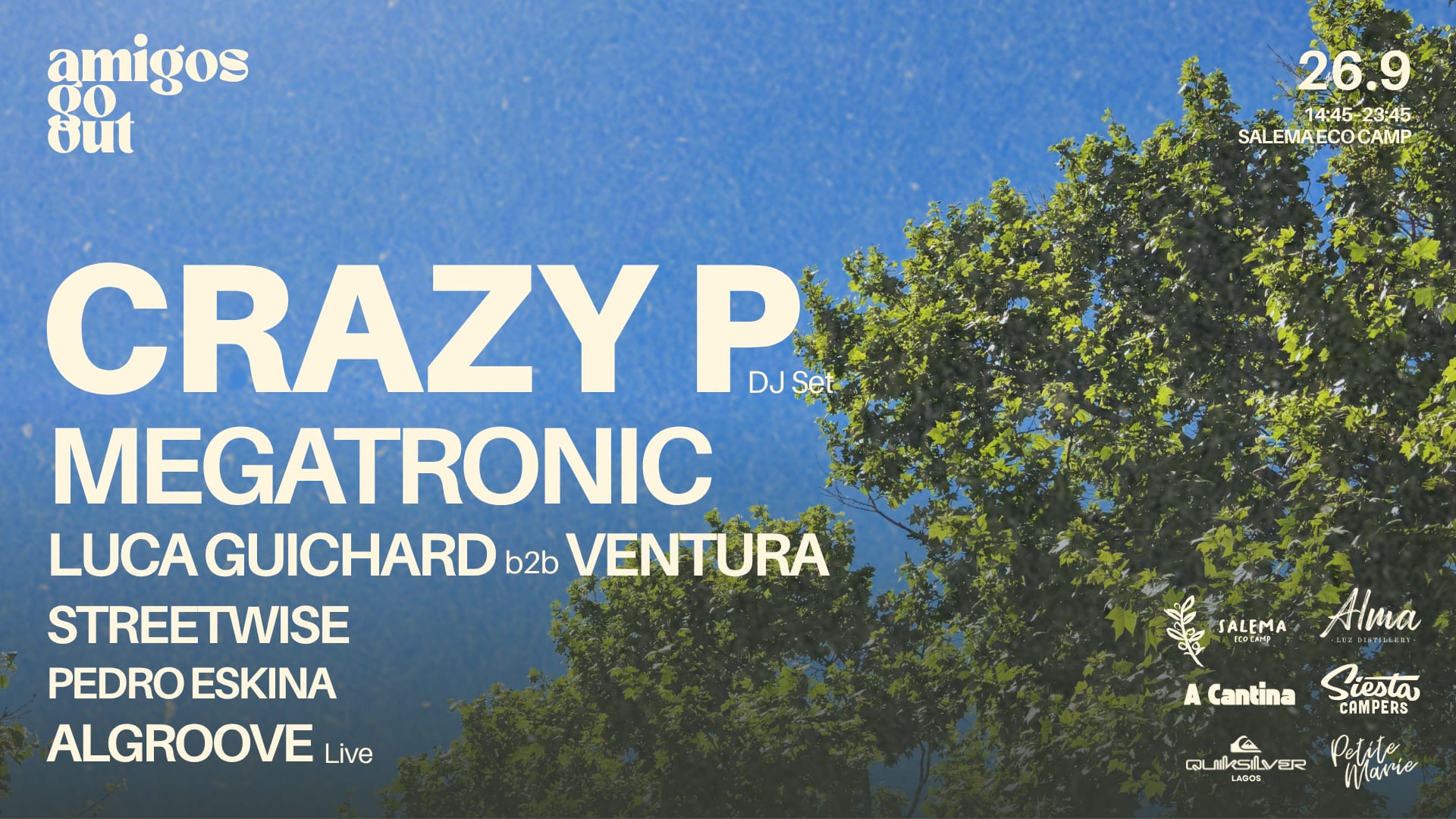 Amigos Go Out @Salema Eco Camp / Crazy P (Dj Set) Cover