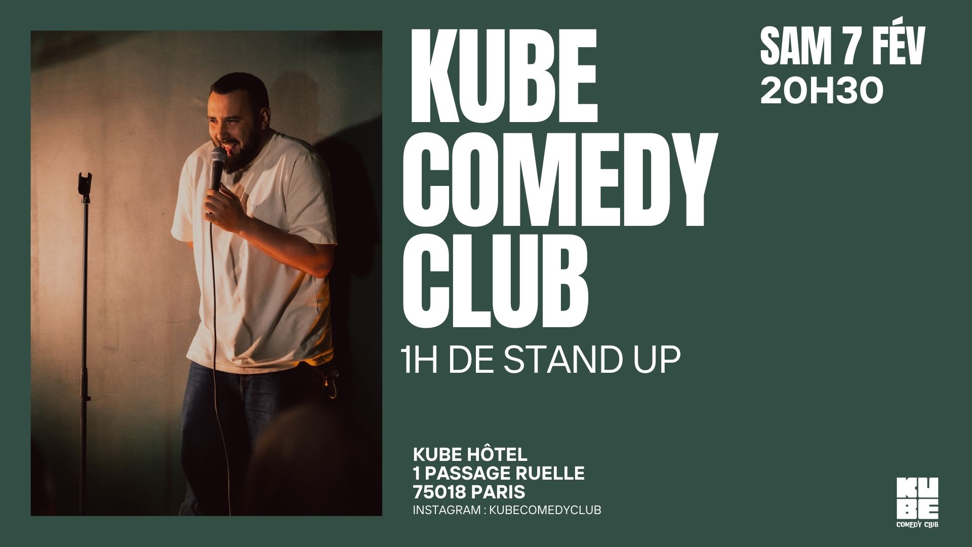 Kube Comedy Club 07/02- 20h30 (Stand Up) Cover
