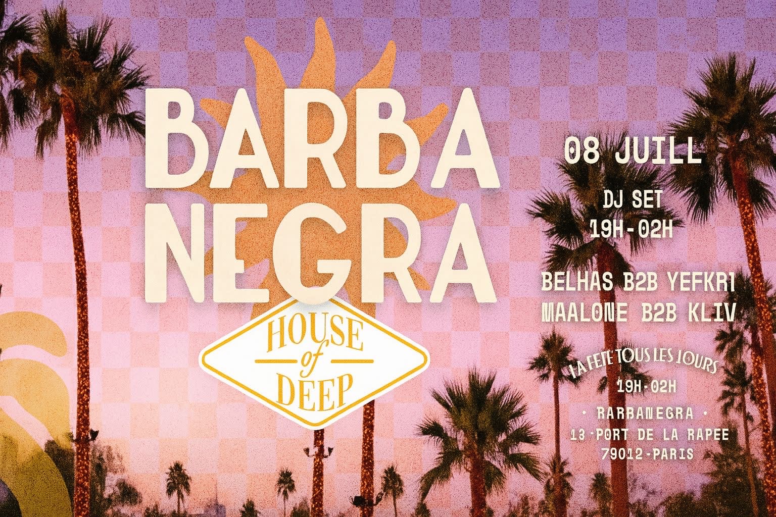 Barbanegra: House Of Deep Invites Belhas Yefkri Maalone Kliv Cover