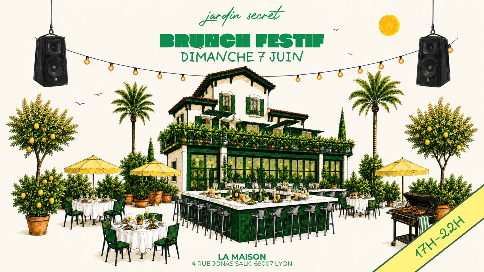 Brunch Festif La Maison Gerland - Opening Jardin Secret Cover