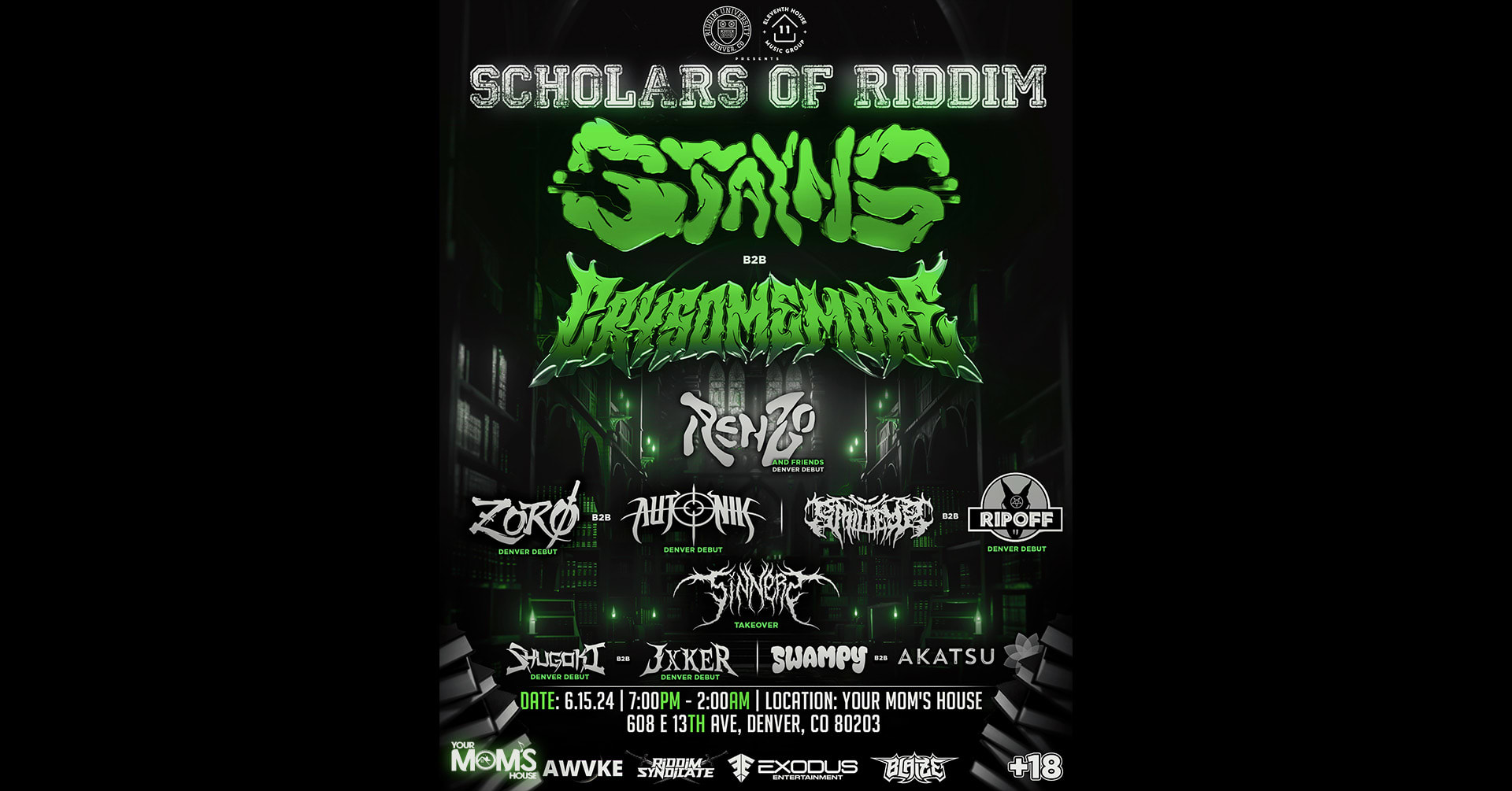 Scholars Of Riddim Ft. Stayns B2b Crysomemore Cover