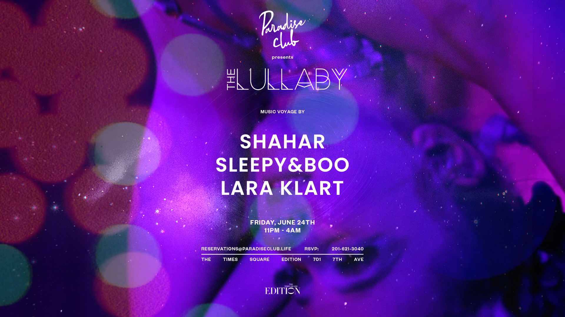 Paradise Club Presents: Thelullaby 06.24 Cover