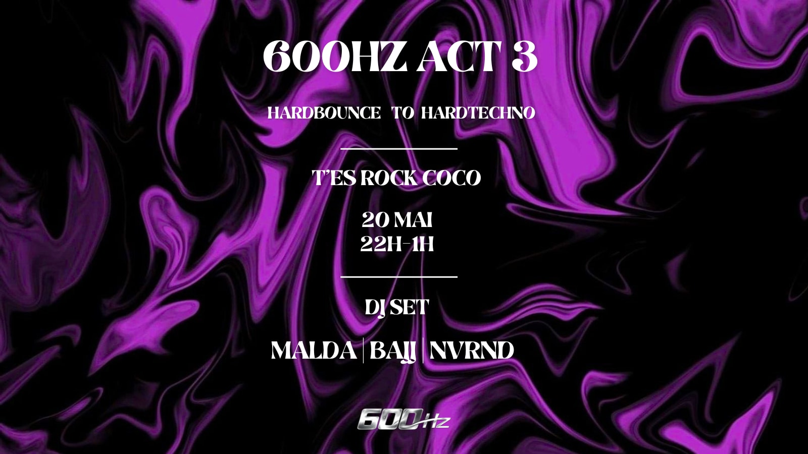 600hz - Act 3 Cover