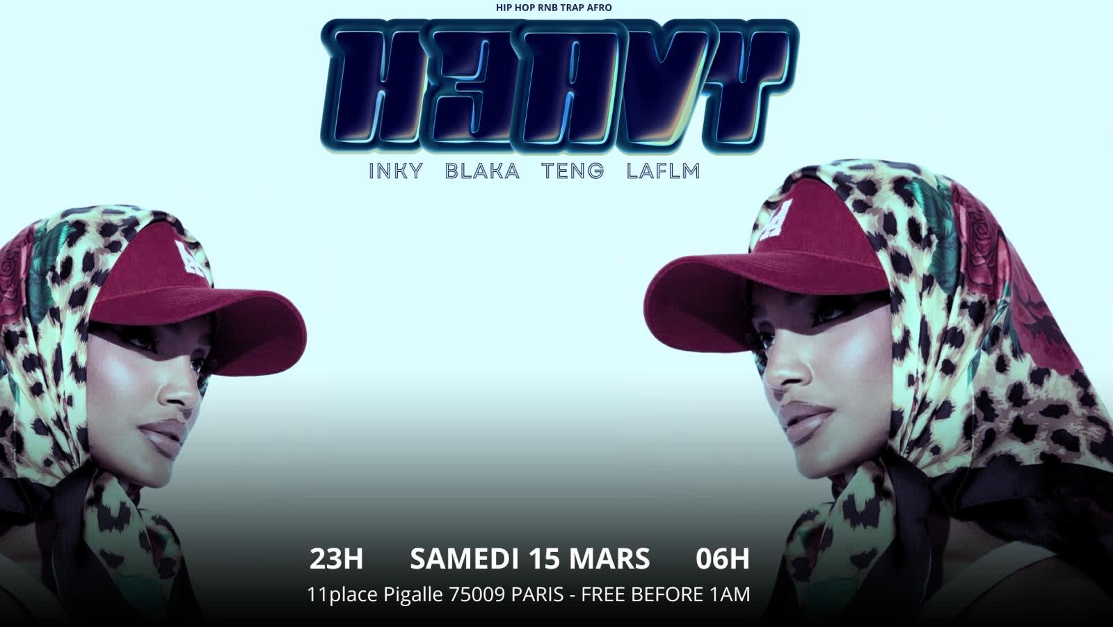 Heavy -  Samedi 15 Mars - Folies Pigalle Cover