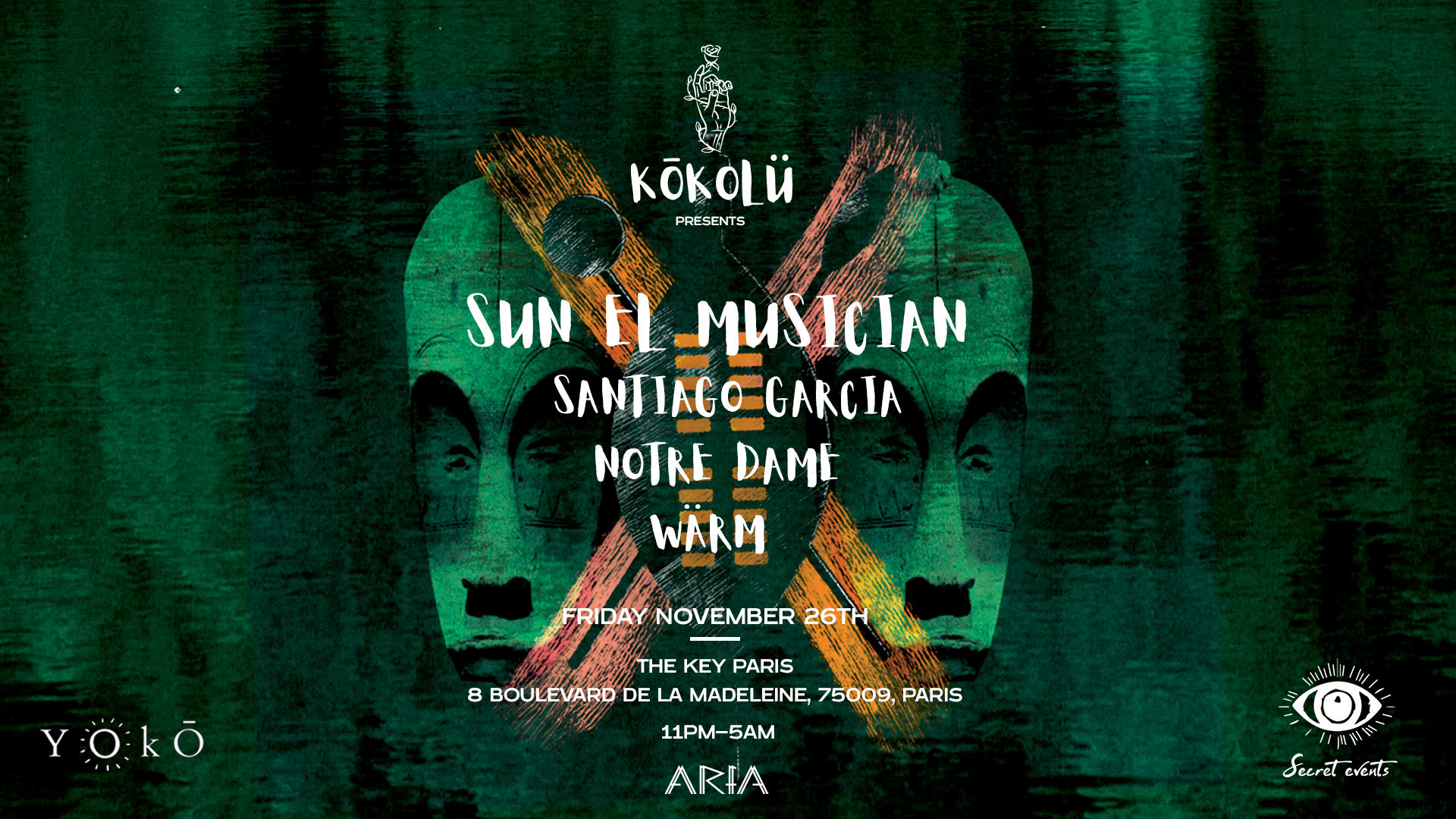 Kōkolü Invites Sun El Musician, Santiago Garcia, Notre Dame And Wärm Cover