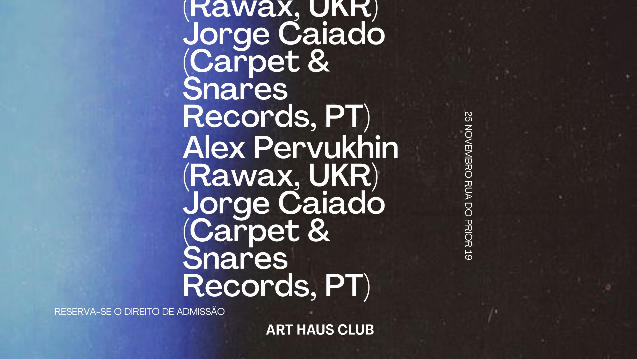Jorge Caidado | Alex Pervukhin - Art Haus Club Cover