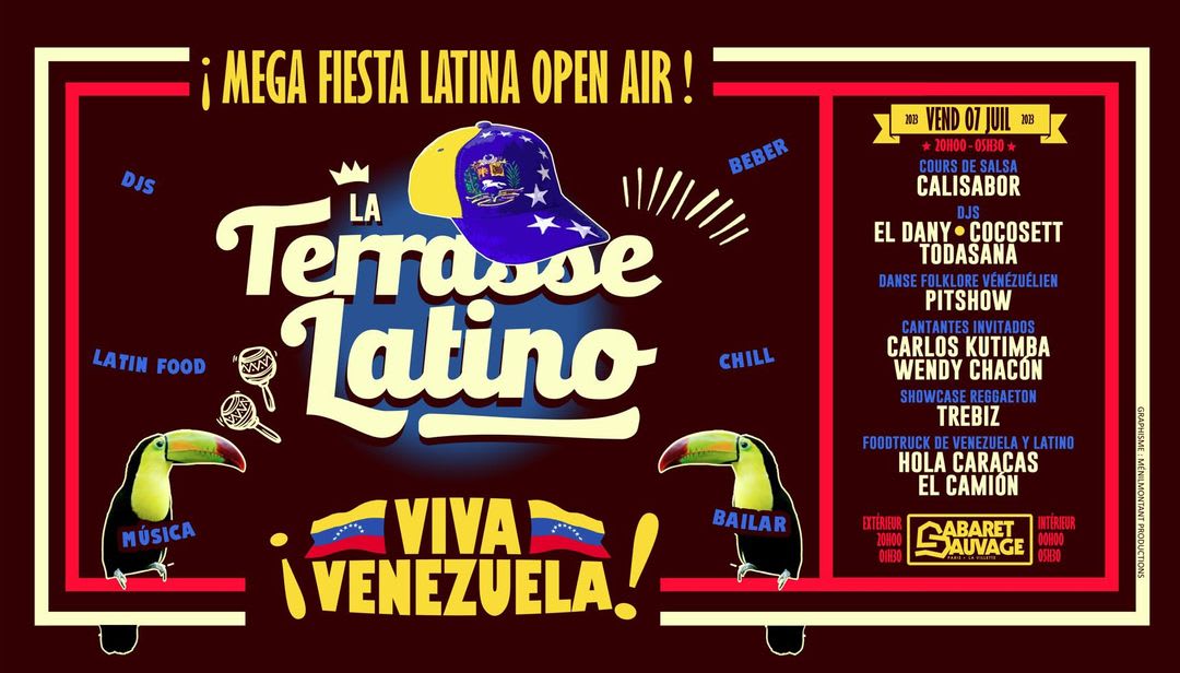 La Terrasse Latino : Édition Spéciale ¡ Viva Venezuela ! Cover