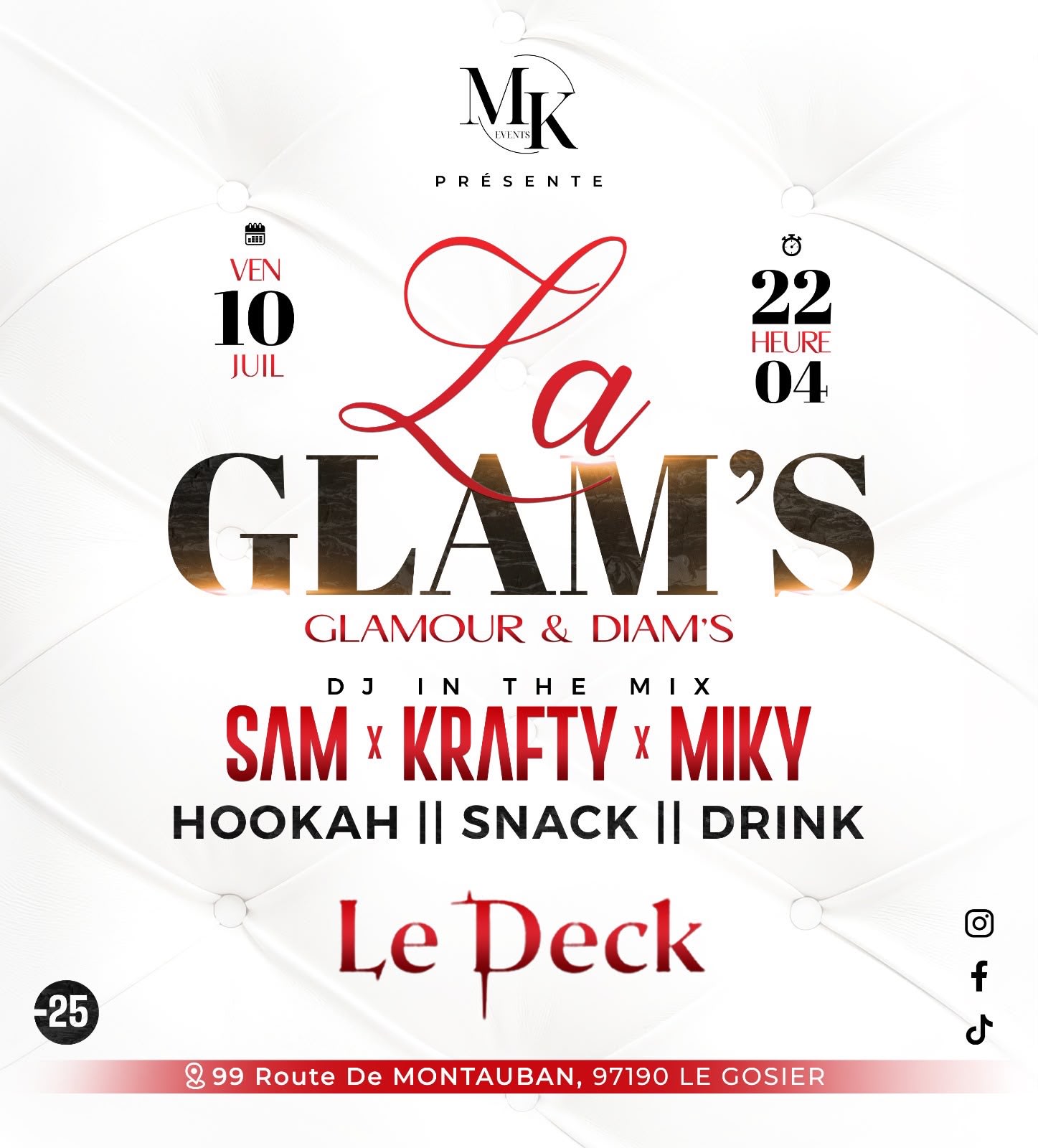 La Glam’S - 10 Juillet Cover