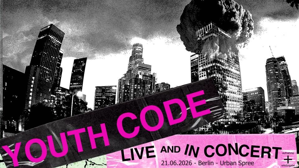 Youth Code + Jess Brett (+ New Beat Sunday!) // Urban Spree Cover