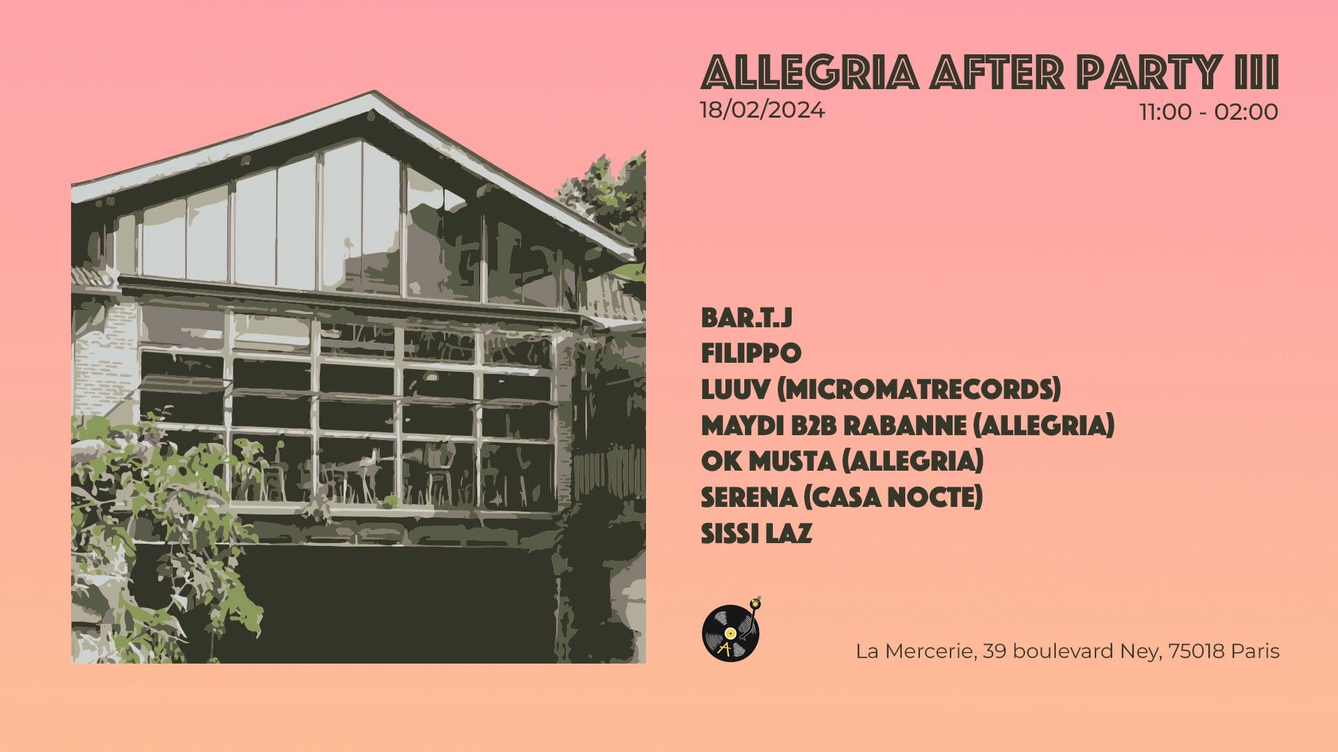 Allegria After-Party III Cover