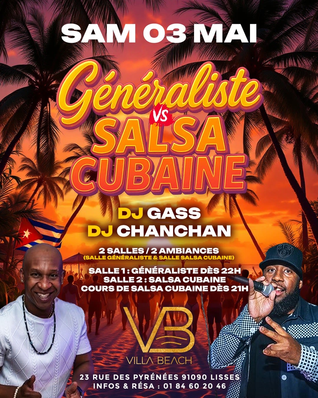 Généraliste Party Vs Salsa Cubaine Cover