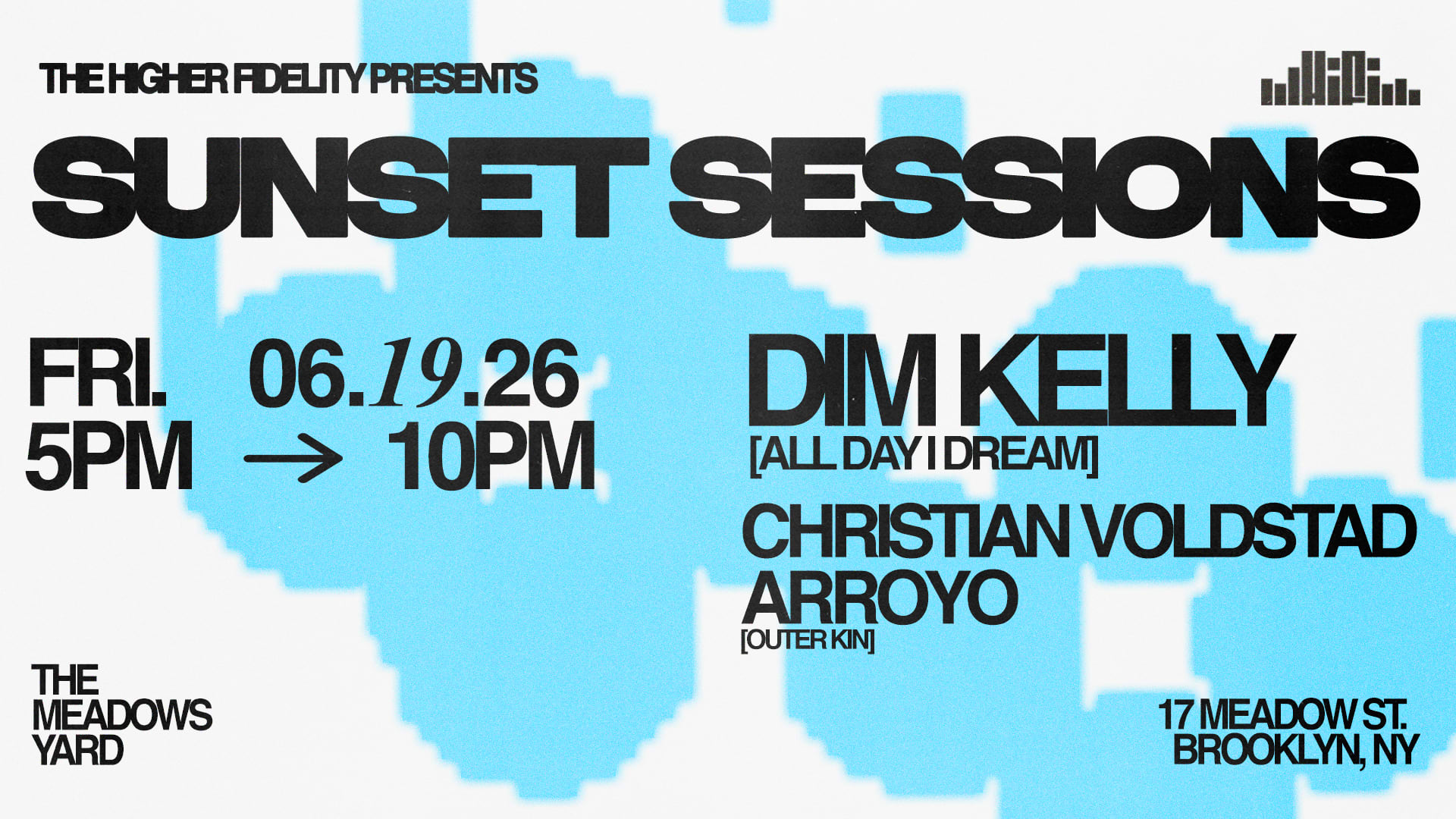 The Hifi Presents Sunset Sessions: Dim Kelly Cover