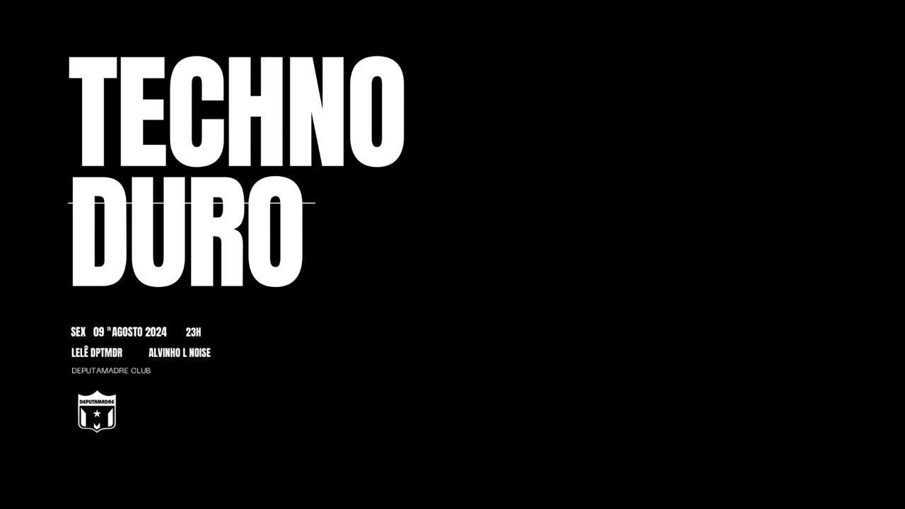 Techno Duro At Deputamadre 9/8 Cover