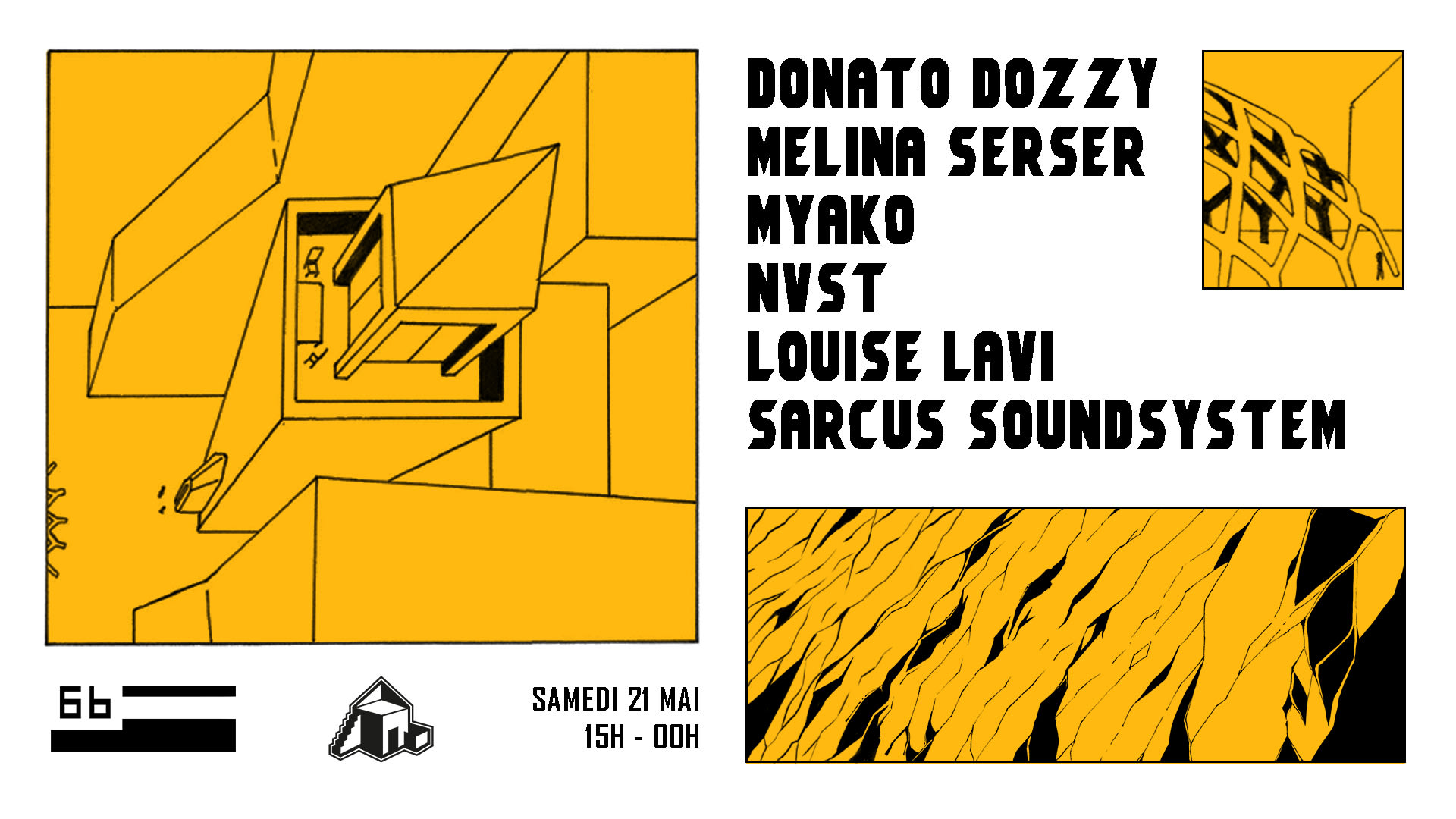 Sarcus⎡ Le 6b ⎦ Donato Dozzy, Melina Serser, Myako, Nvst... Cover