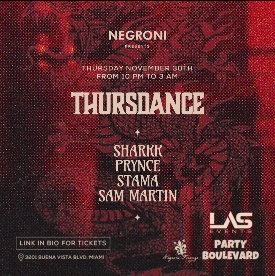 Thursdance At Negroni Cover