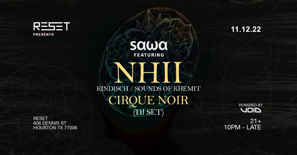 Sawa Featuring Nhii Alongside Cirque Noir Cover