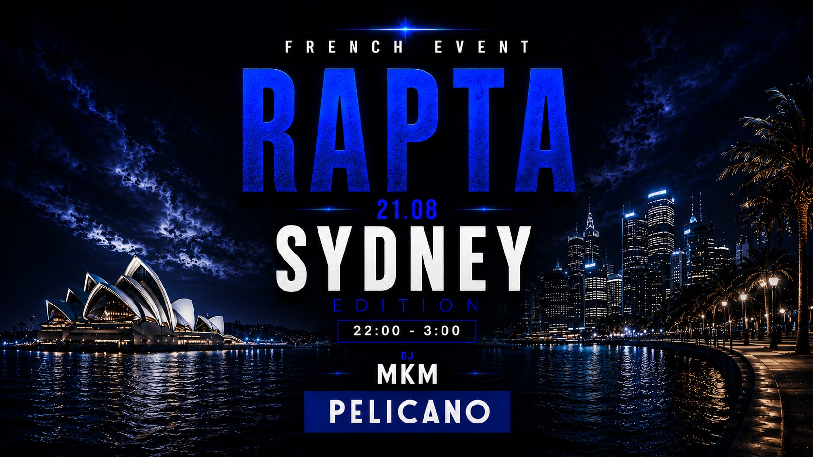 French Party Sydney - Rapta 21.08 Cover